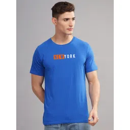 ADRO Men Typography Printed Applique T-shirt-picture-20