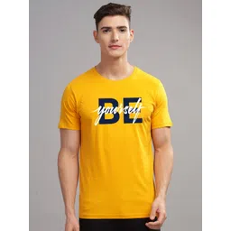 ADRO Men Typography Printed Applique T-shirt-picture-18