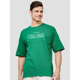 ADRO Men Typography Printed Applique T-shirt image 2