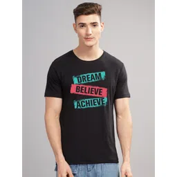 ADRO Men Typography Printed Raw Edge T-shirt-picture-24