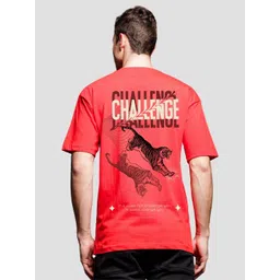 ADRO Men Typography Printed V-Neck Applique T-shirt-picture-39