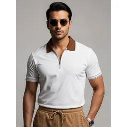 ADRO Men White Cotton Tshirts-picture-23