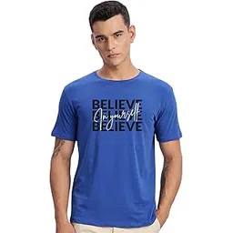adro Men's Motivational Printed Tshirt | Regular Fit T Shirt | Cotton Lycra Stretch Fabric | Sizes S to 7XL| Believe in Yourself Graphic-picture-42