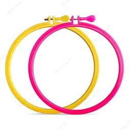 ADW CRAFT'S Plastic Embroidery Frames Set for Needlecraft | 2-Pack Combo in Various Sizes (7-8 Inch) | Ideal for Cross-Stitch & DIY Crafts-picture-12