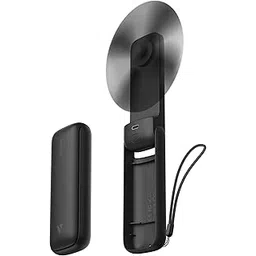 Aecooly Slim Portable Fan, Thin Handheld Fan, USB Rechargeable Mini Personal [24H Max Cooling Time], Battery Powered Small Foldable Pocket for Travel, Summer, Gifts for Women&Men, Girls -Black-picture-14