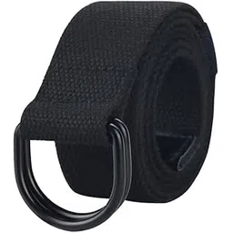 aenon fashion is my passion Black Belt Men,Military Canvas Web Belts for Men Double D Ring Buckle, Black-picture-13