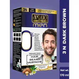 Aequo Organic Men Permanent Hair Color 170 ml - Dark Brown 3N-picture-41