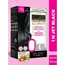 Aequo Organic Permanent Hair Color with Organic Ingredients 175 ml - Jet Black 1N-picture-18