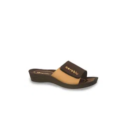 Aeroblu Women Printed Colourblocked Open Toe Flats-picture-33