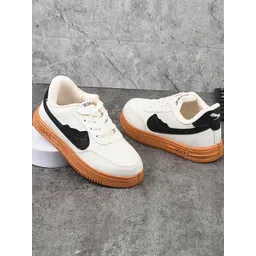 AEROKICK Unisex Kids Colourblocked Lace Up Casual Shoes-picture-34