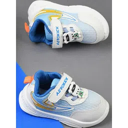 AEROKICK Unisex Kids Synthetic Leather Round Toe Round Toe Printed Sneakers-picture-22