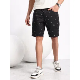 Aeropostale Men Graphic Printed Pure Cotton Shorts-picture-27
