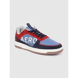 Aeropostale Men Perforated Detailing Colourblocked Sneakers-picture-23