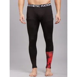 AESTHETIC NATION ColourblockedSkinny-Fit Mid-Rise Ankle-Length Gym Tights-picture-32