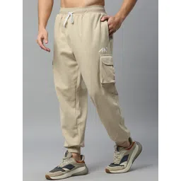 AESTHETIC NATION Men Mid-Rise Relaxed-Fit Joggers-picture-28