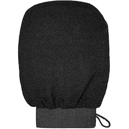 AEXONIZ Exfoliating Glove/Bath Glove/Bath Scrub Exfoliating Bath Scrub Gloves for Women, Shower Scrub Gloves Body Facial Tan Massage & Dead Skin Remover (Black, 1) (PACK OF 1)-picture-10