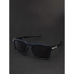 AFERELLE Unisex Black Lens & Blue Square Sunglasses with-picture-34