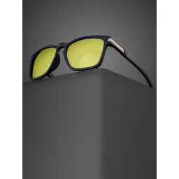 AFERELLE Unisex Square Sunglasses with Polarised Lens RBLKYELLOWV0-picture-39