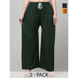 AFFLEON Women Pack of 2 Wide Leg Palazzos-picture-32