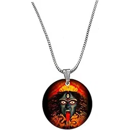 afh Goddess kali Mahakali Religious Snake Chain Pendnet for Men and Women-picture-52