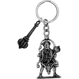 afh Lord Gadadhari Hanuman Gada Charm Religious Keychain for Men and Women-picture-19