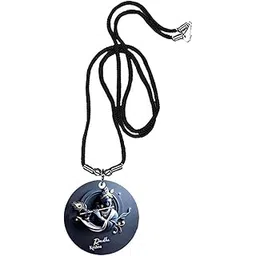 afh Lord Krishna Radha Acrylic Flute Playing Cord Chain Pendant with Bead Chain for Men and Women | Spiritual Love and Devotion Necklace | Divine Religious Jewelry Gift-picture-21