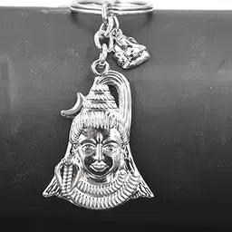 afh Lord Mahadev Shiv Shankar Ganesh Charm Religious Keychain for Men and Women-picture-36