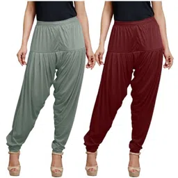 afra Cotton Blend Solid Patiala-picture-22