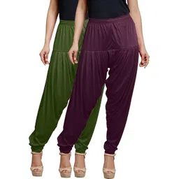 afra Cotton Blend Solid Patiala-picture-19