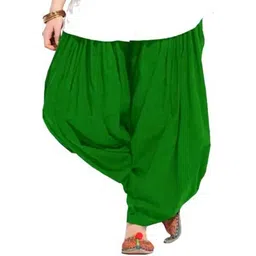 afra Cotton Blend Solid Patiala-picture-22