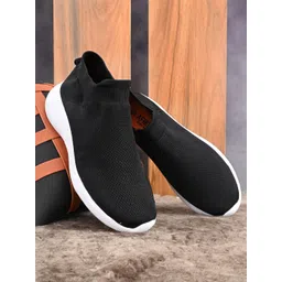 AfroJack Men Black Slip-On Sneakers-picture-24