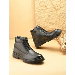 AfroJack Men Lace Up Chunky Boots-picture-38