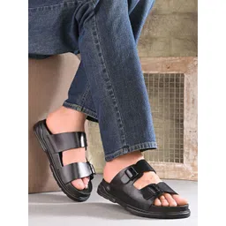 AfroJack Men Leather Comfort Sandals-picture-27