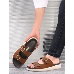 AfroJack Men Open Toe Flats-picture-31