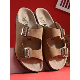 AfroJack Men Two Strap Comfort Sandals With Buckle Detail-picture-32