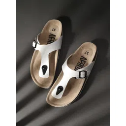 Afrojack Women Leather Open Toe Flats-picture-29