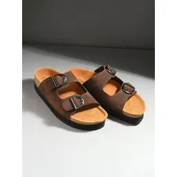 AfroJack Women Leather Open Toe Flats-picture-31