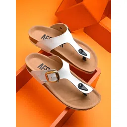 AfroJack Women Open Toe Flats with Buckles-picture-21