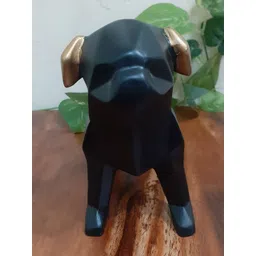 Afterstitch Black 3D Sitting Dog Figurine Showpiece-picture-37