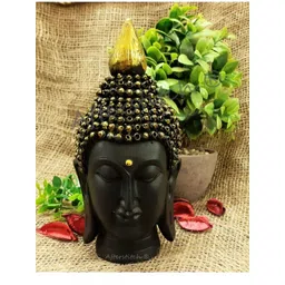 Afterstitch Black Buddha Idol Showpiece-picture-35