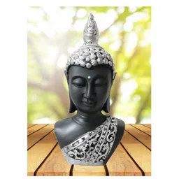 Afterstitch Black Buddha Idol Showpiece-picture-29