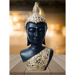 Afterstitch Black Gautam Buddha Religious Idol Showpiece-picture-28
