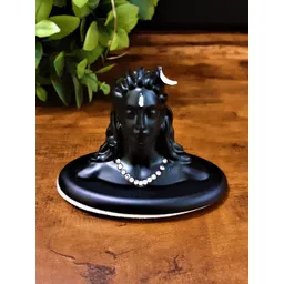 Afterstitch Black Religious Lord Shiv ji Aadi Yogi Idol Showpiece-picture-30