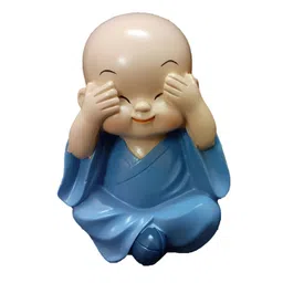 Afterstitch Blue Buddha Monk Figurine Showpiece-picture-20