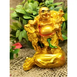 Afterstitch Gold-Toned Buddha Idol Showpiece-picture-5