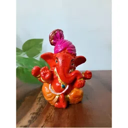 Afterstitch Orange Polyresin Showpieces-picture-29