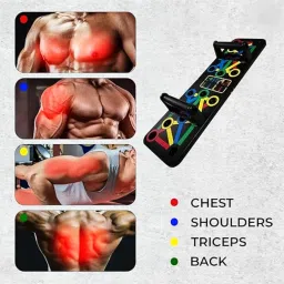 AG LIFESTYLE PRODUCTS Push Up Board 15 in 1 Push Up Board Fitness Equipment Home Gym Equipment For Men Women Push Up Stand Exercise Equipment with FREE 1 Wrist Band And 1 Hand Gripper image 4