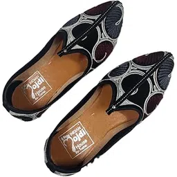 agadi Handcrafted Embroidered Jutti Mojari – Traditional Punjabi Ethnic Wedding Shoes for Mens– Juti for Mens | Nagra Shoes | Jutti Sherwani Shoes-picture-40