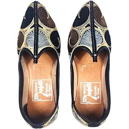 agadi Men’s Ethnic Leather Jutti | Traditional Mojari Shoes for Men | Indian Cultural Footwear | Festive Wedding Jutti for Men-picture-24