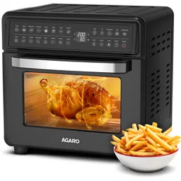 agaro 34003 Regal Plus Rotisserie Convection Oven, Electric Oven,1800W,16 Preset Programs, Digital Display, Touch Control, Bake, Roast, Toast, Reheat, Defrost, Keep Warm, Black, Air Fryer-picture-10